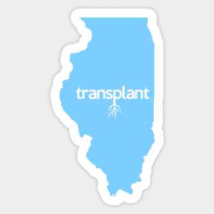 Illinois Transplant IL Blue Sticker